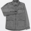 Men Human Scales Overshirts | Rickard Denim Grey