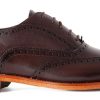 Men Human Scales Brogues | Gustav Brown