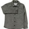 Men Human Scales Overshirts | Rickard Button Grey