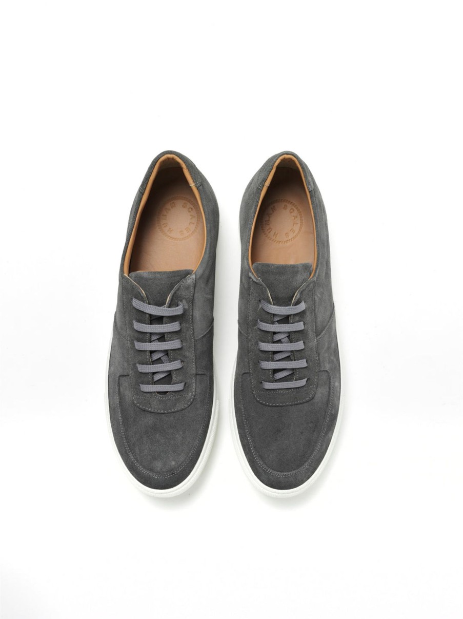 Men Human Scales Sneakers | Sean Suede Grey