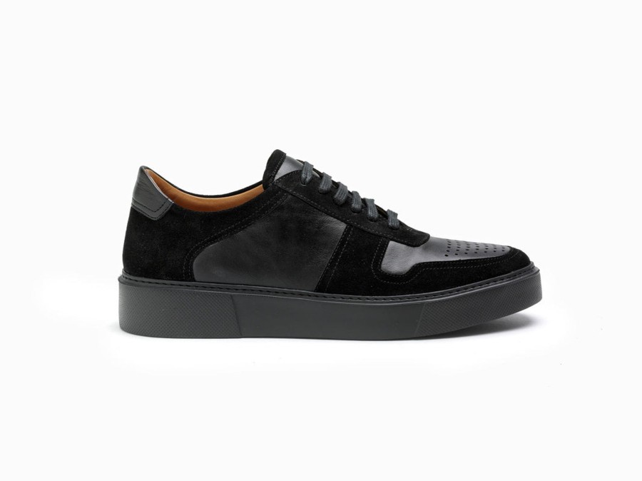 Men Human Scales Sneakers | Luca Black