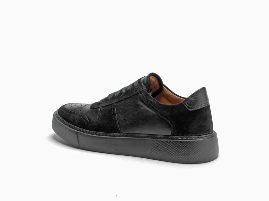 Men Human Scales Sneakers | Luca Black