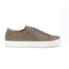 Men Human Scales Sneakers | Herbert Suede Iron Brown