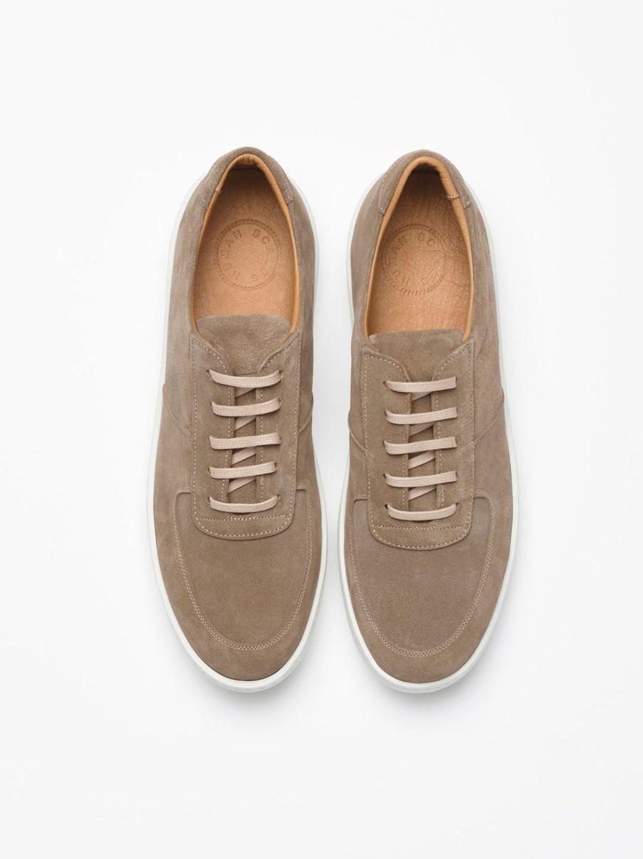 Men Human Scales Sneakers | Tim Suede Beige