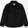 Men Human Scales Overshirts | Rickard Button Black