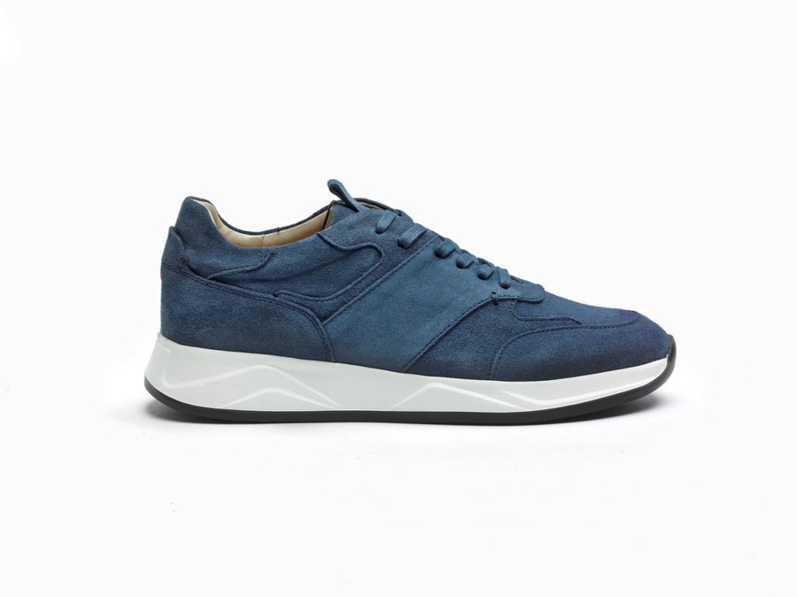 Men Human Scales Sneakers | Simon Suede Navy