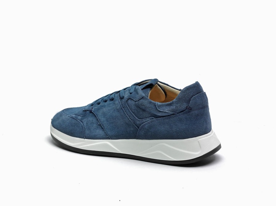 Men Human Scales Sneakers | Simon Suede Navy