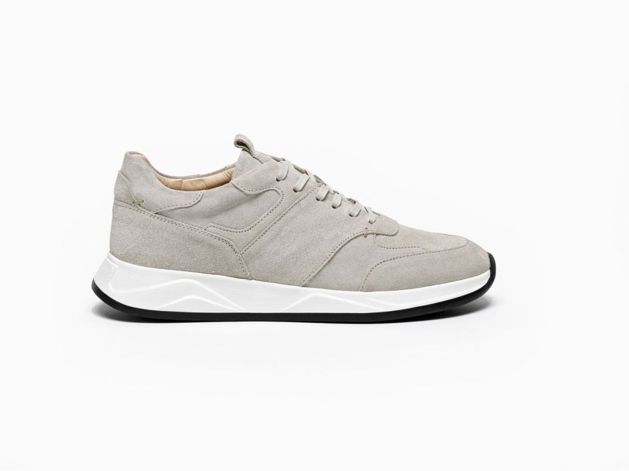 Men Human Scales Sneakers | Simon Suede Lt Grey