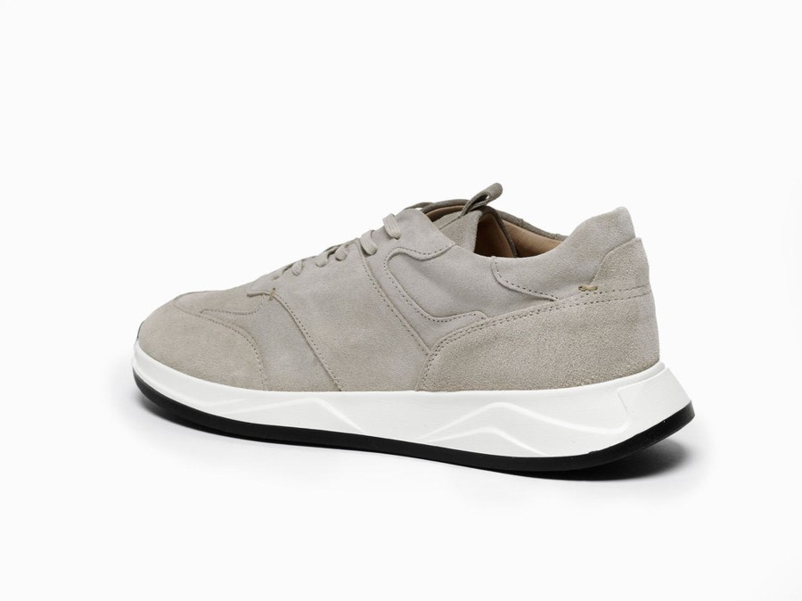 Men Human Scales Sneakers | Simon Suede Lt Grey