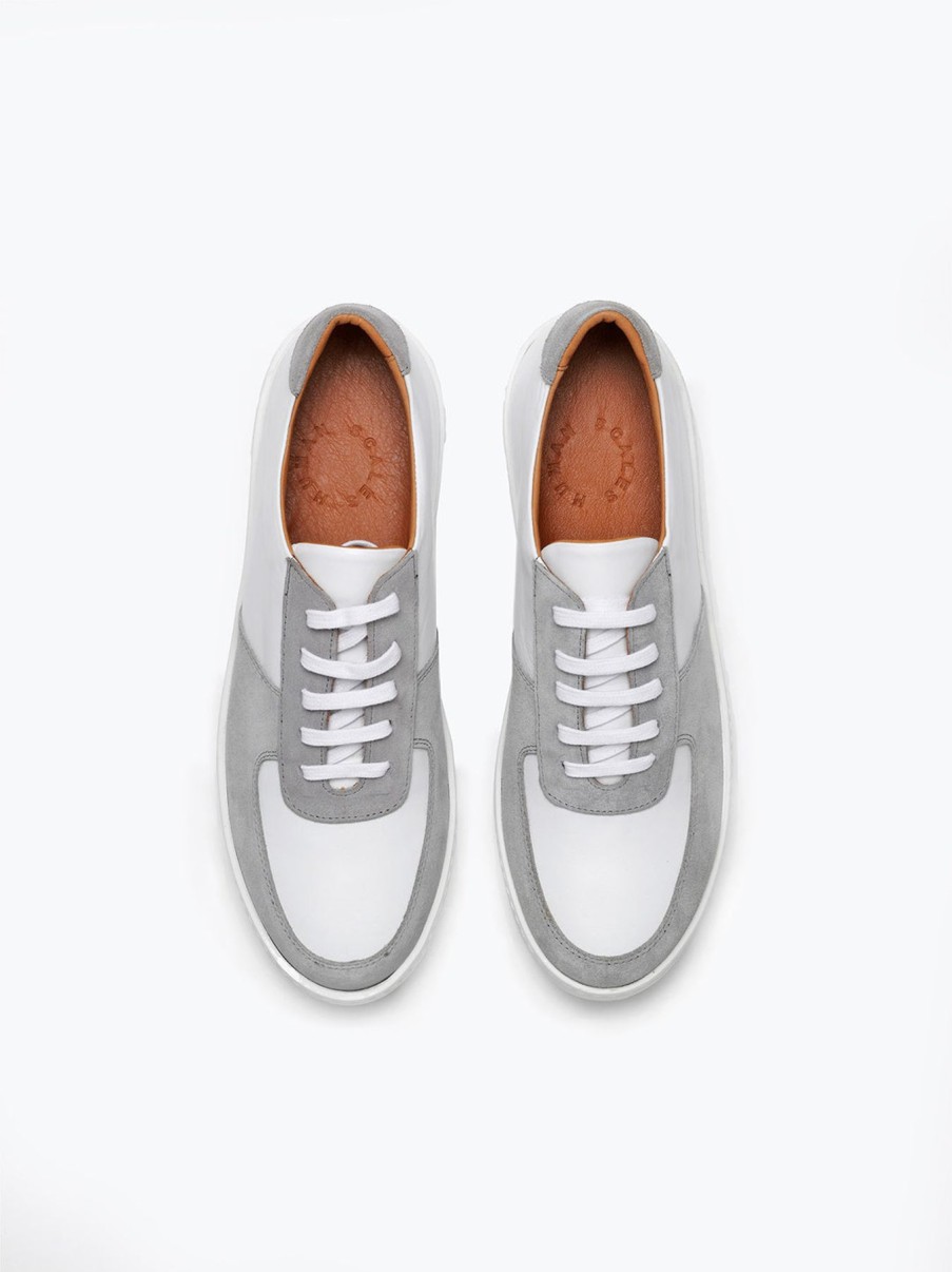 Men Human Scales Sneakers | Tim Sl White Grey