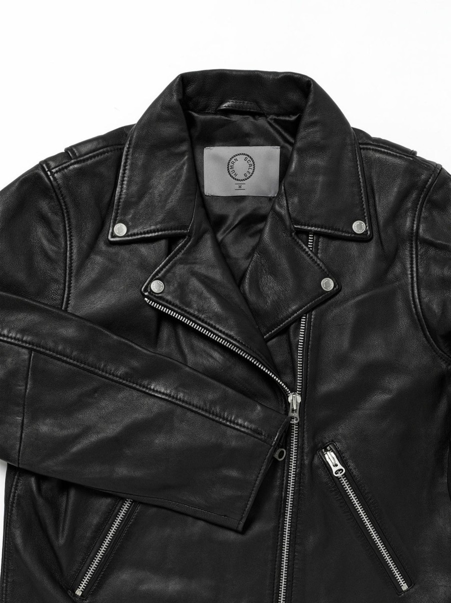 Men Human Scales Leather | Sam Over Size Biker